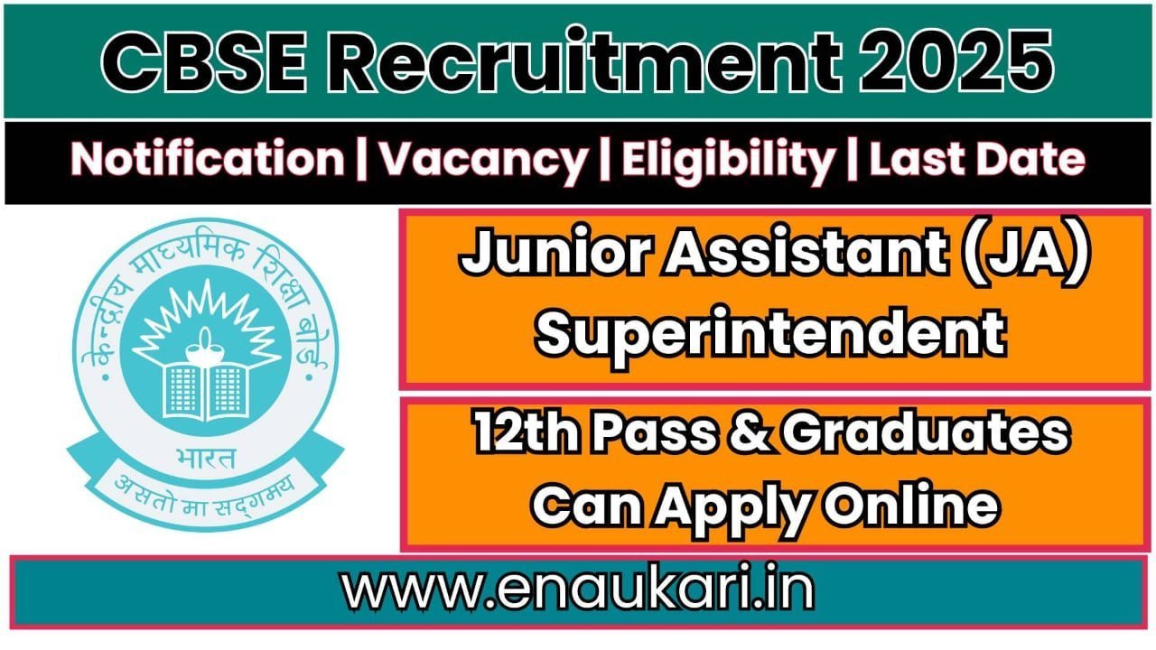 CBSE Recruitment 2025