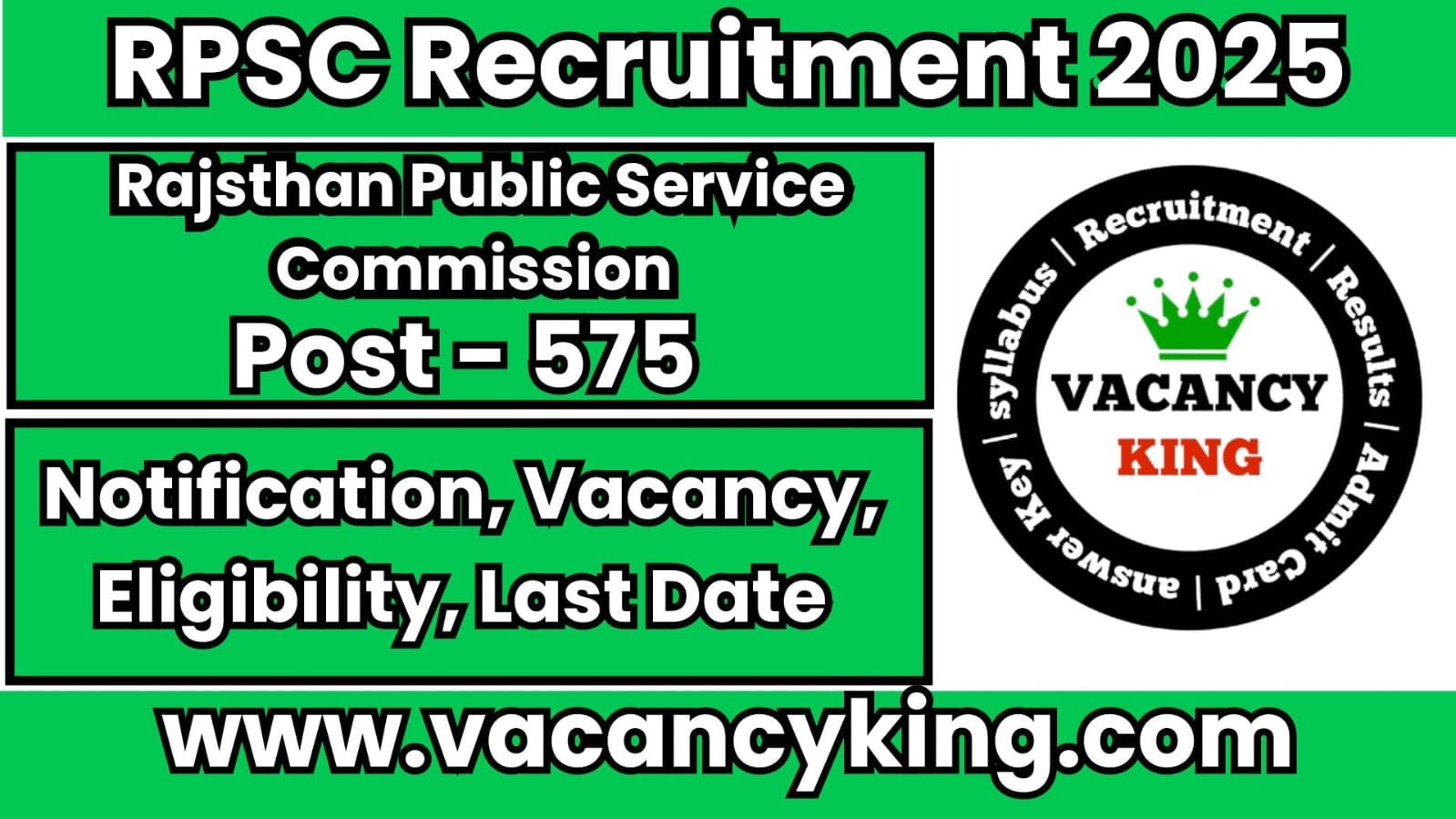 RPSC Assistant Professor Recruitment 2025