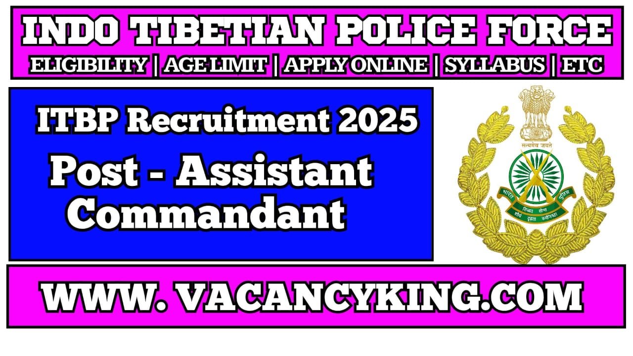 ITBP Recruitment 2025