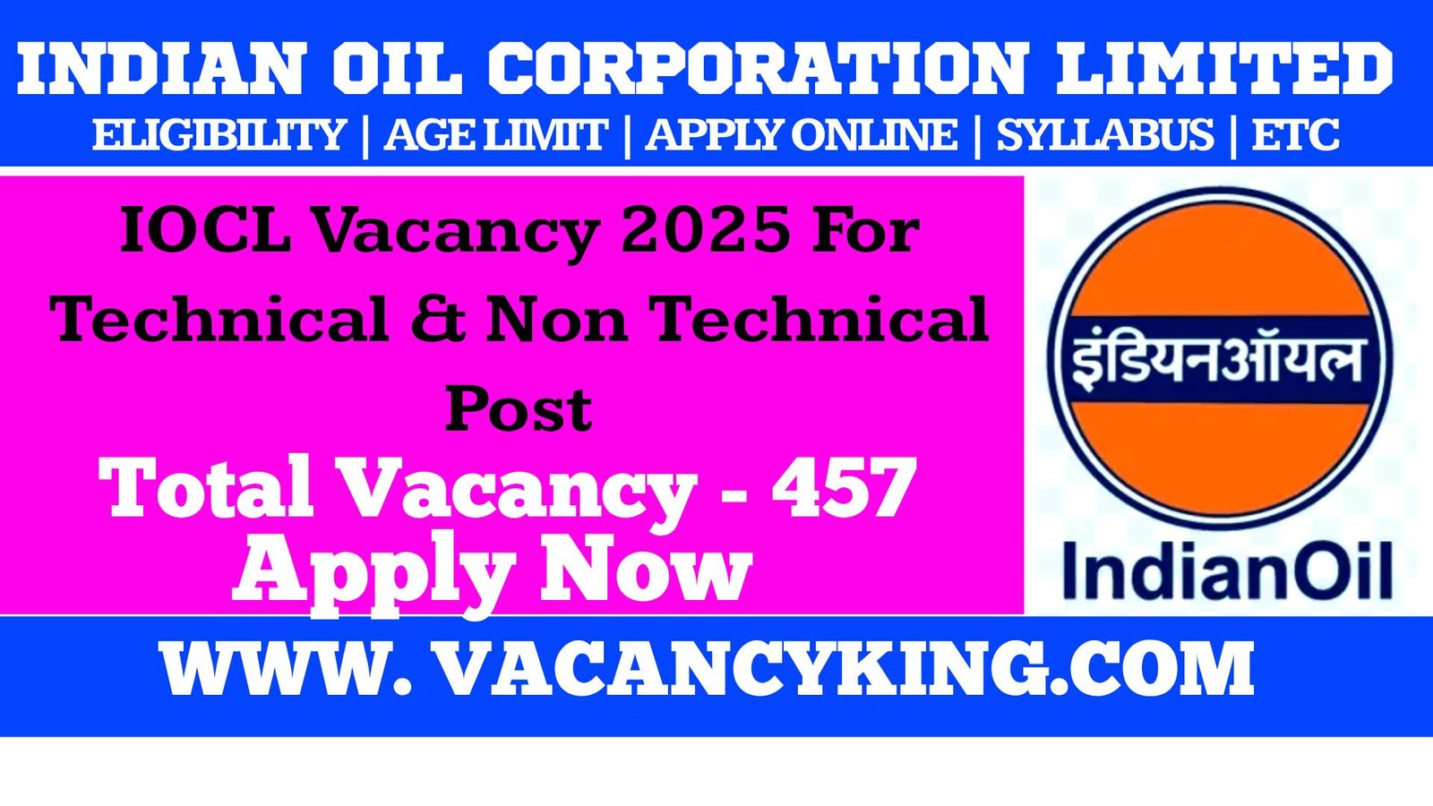 IOCL Pipeline Division Recruitment 2025