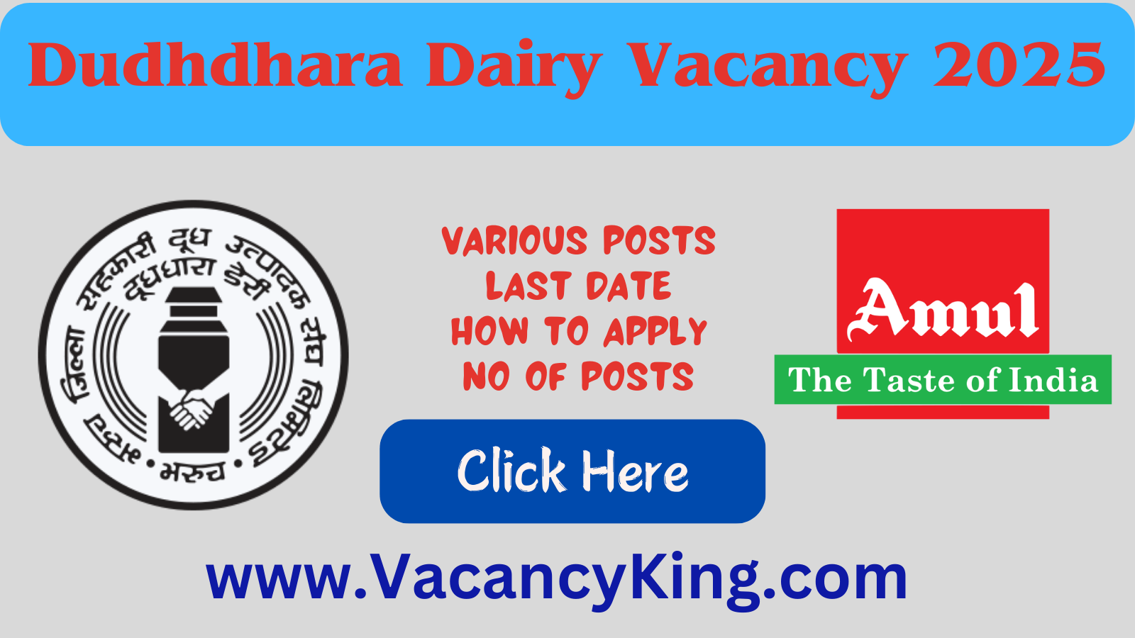 Dudhdhara Dairy Vacancy 2025